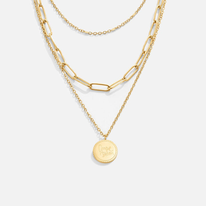 L&A | Geya Soleil Layered Coin Necklace