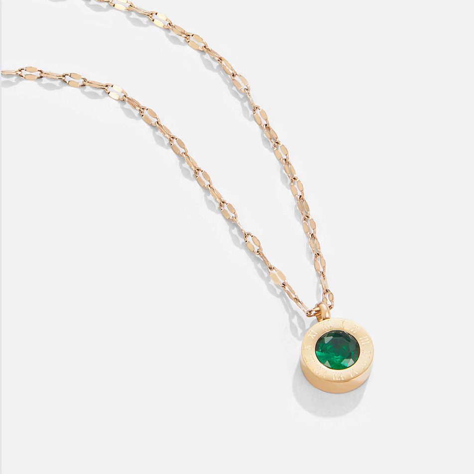 L&A | Emerald Athena Crystal Necklace