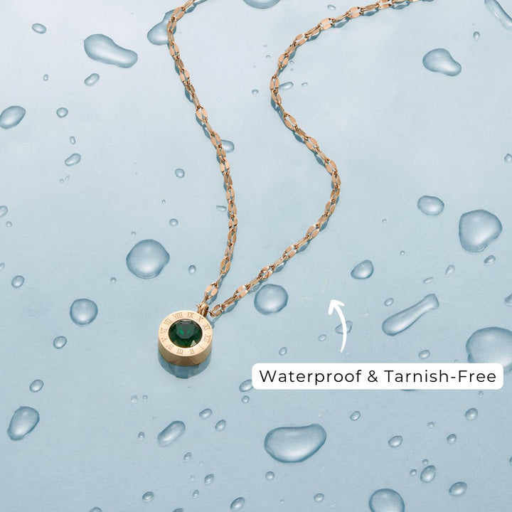 L&A | Emerald Athena Crystal Necklace