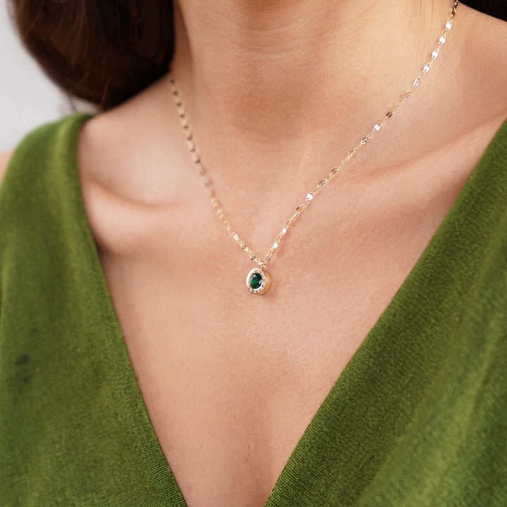 L&A | Emerald Athena Crystal Necklace