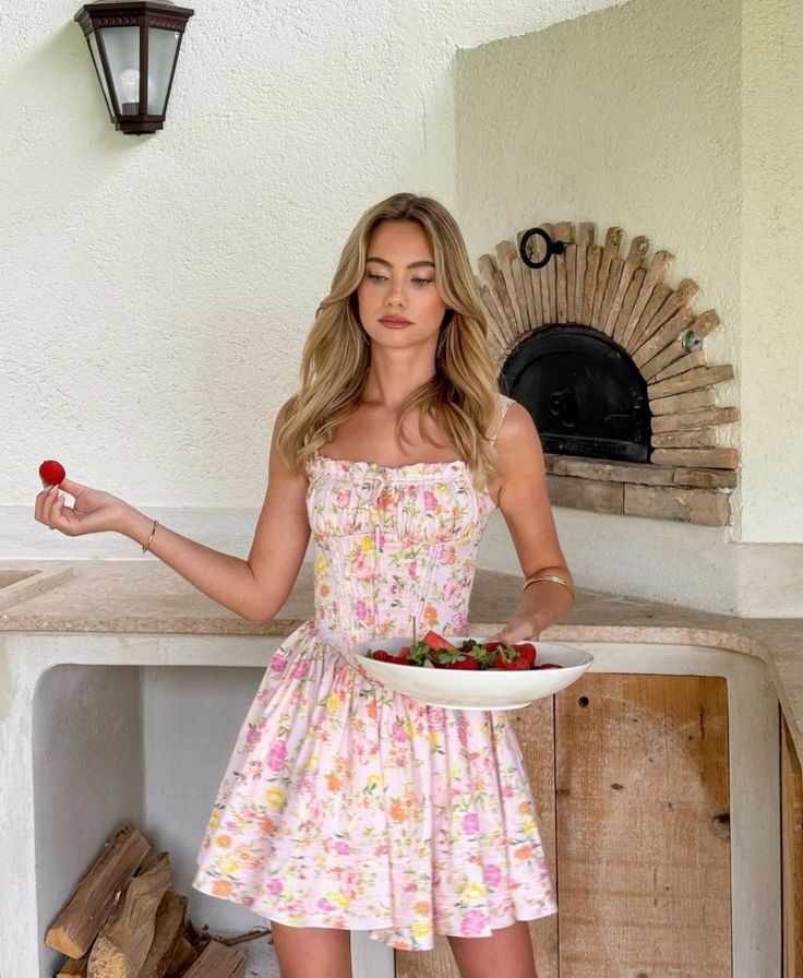 L&A | Lynn Floral Corset Mini Dress