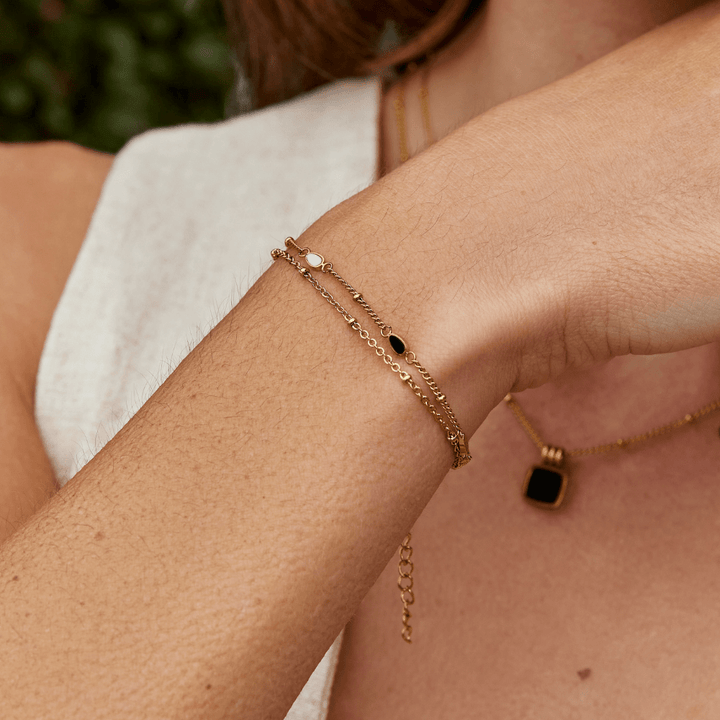 L&A | Noctis Duo Stone Bracelet