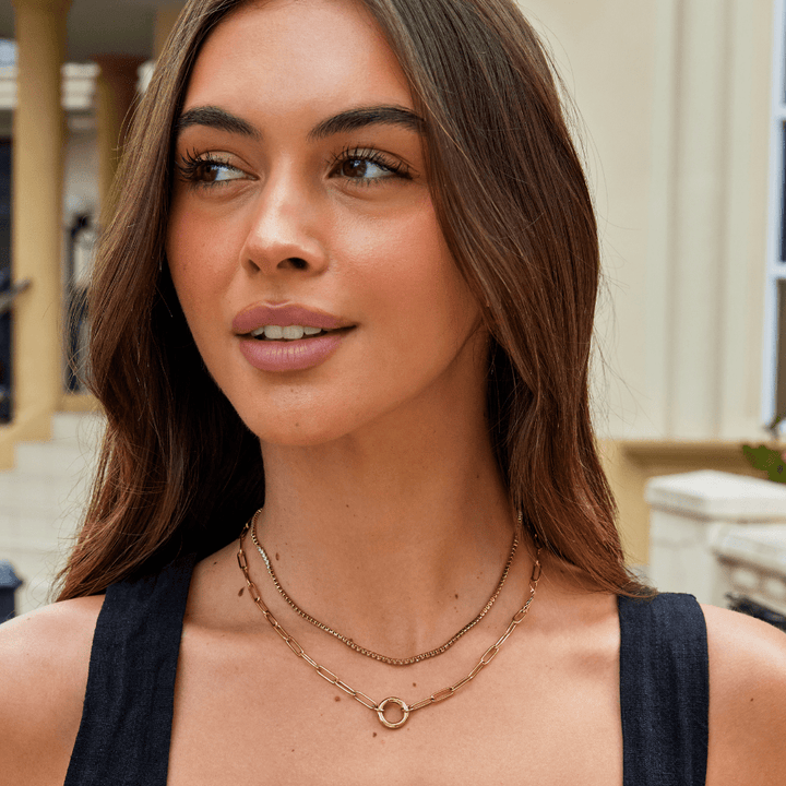 L&A | Cordelia Gold Crystal Necklace