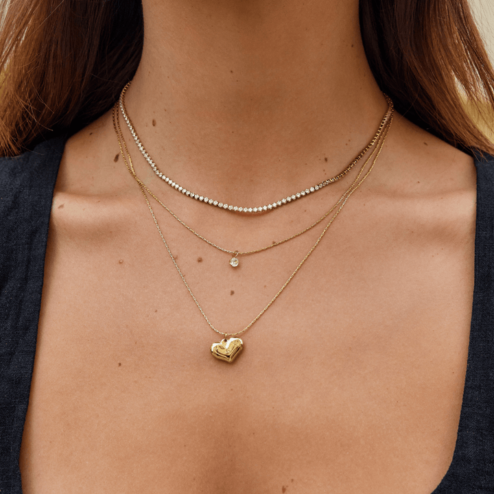 L&A | Cordelia Gold Crystal Necklace