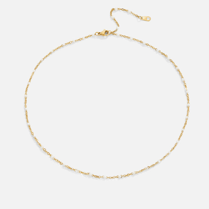 L&A | Mila White Bead Necklace