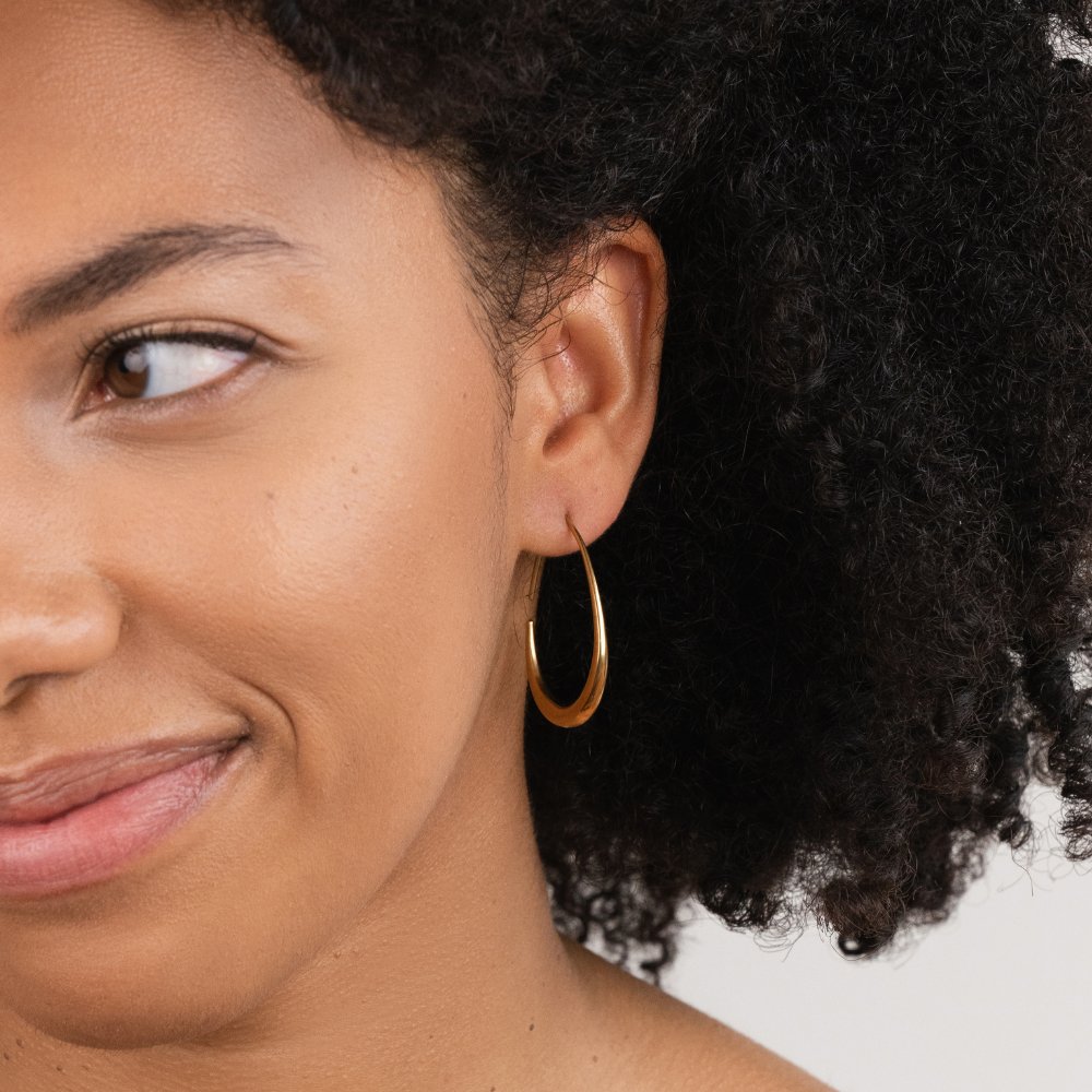 L&A | Valentina Gold Hoop Earrings