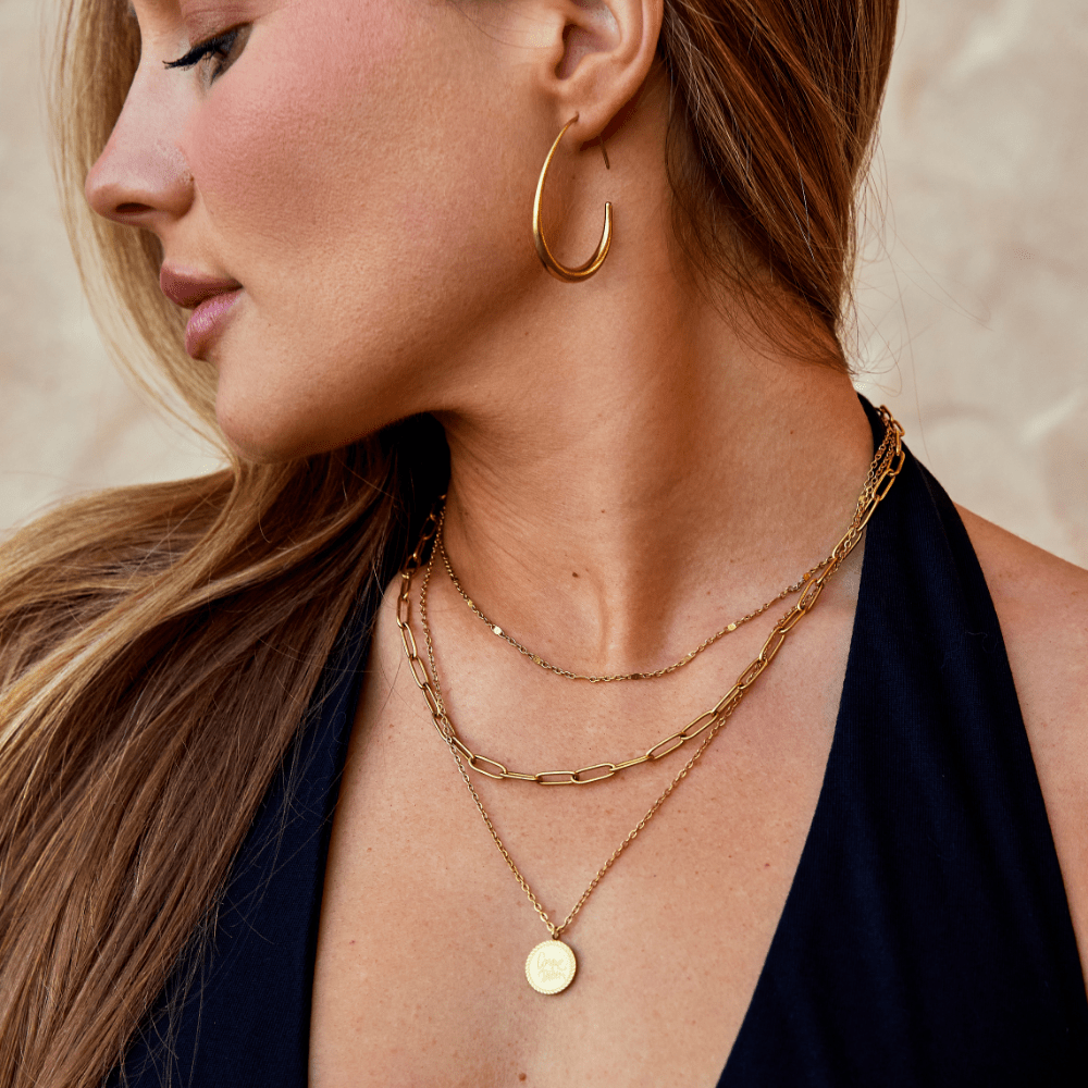 L&A | Valentina Gold Hoop Earrings