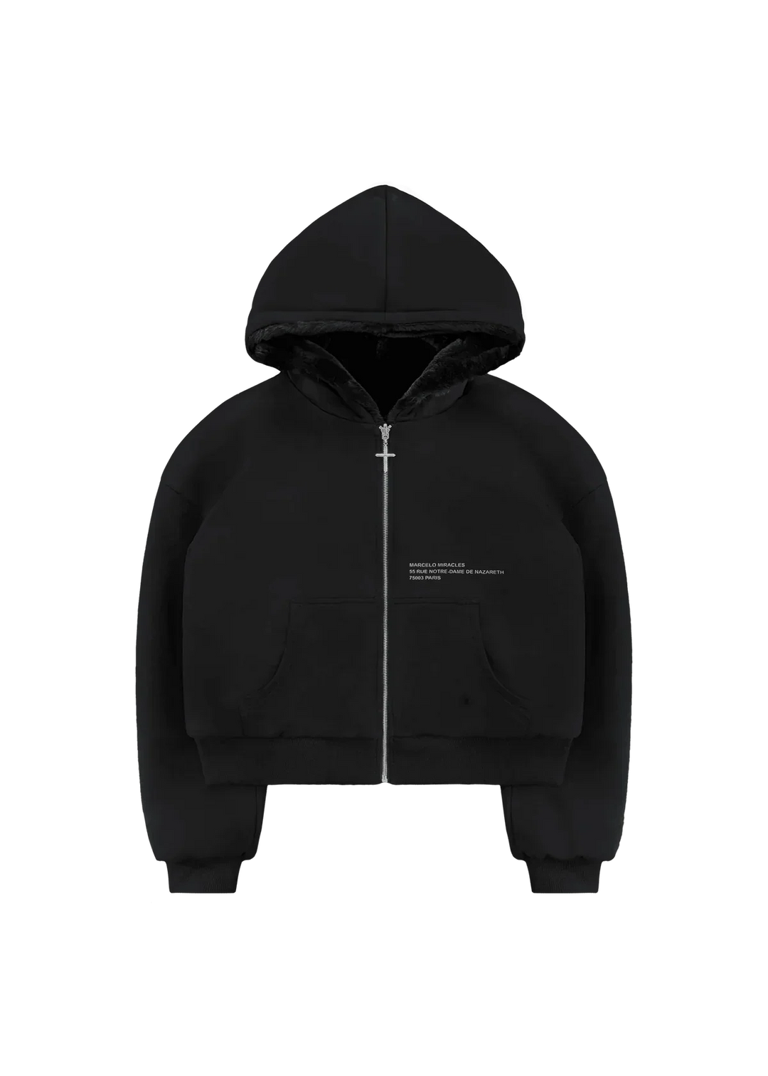 L&A - Wild Elegance & Midnight Panther Faux Fur Hoodies