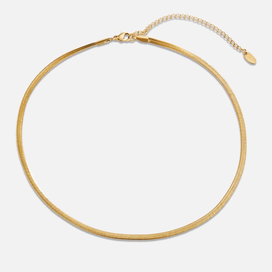 L&A | Sarya Snake Chain Gold Necklace