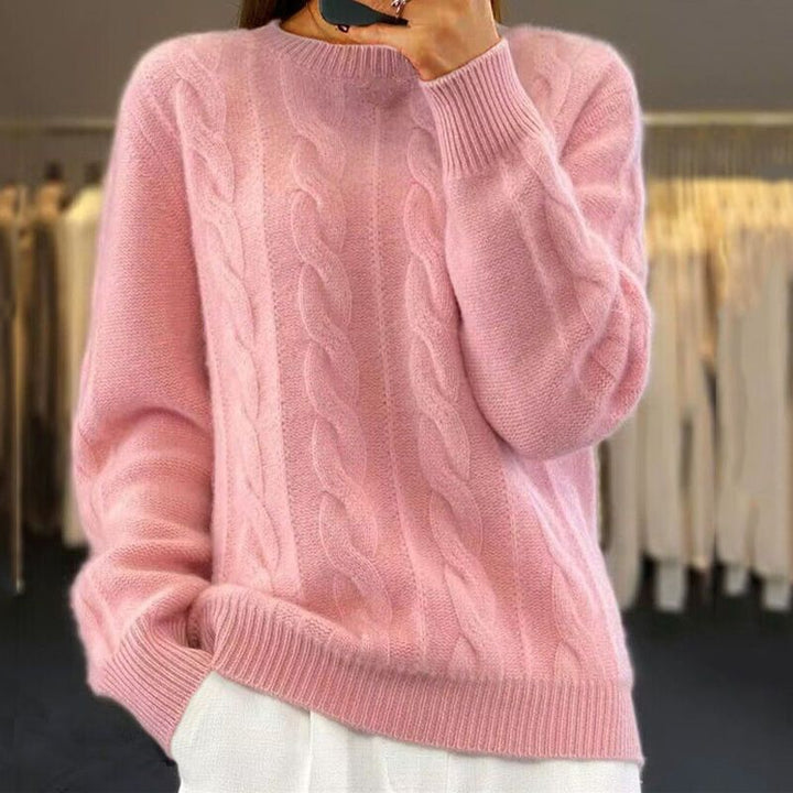 L&A | Cozy Women's Solid Knit Pullover