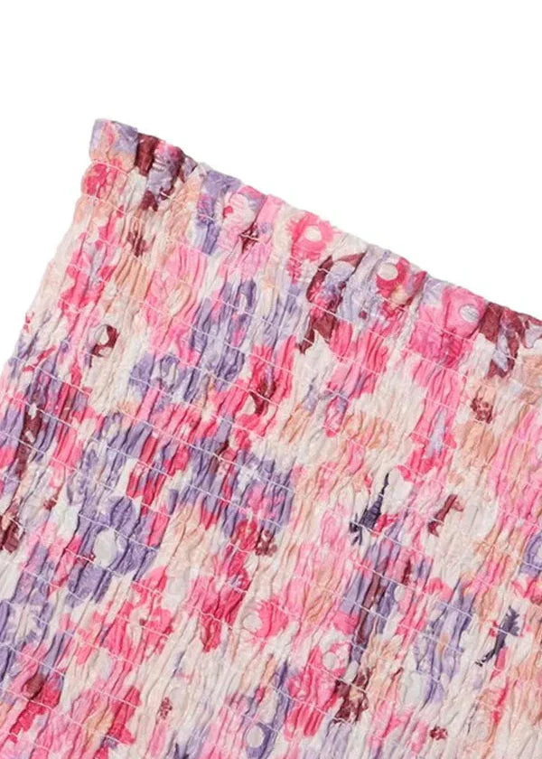 L&A | Cecilia Strapless Floral Dress