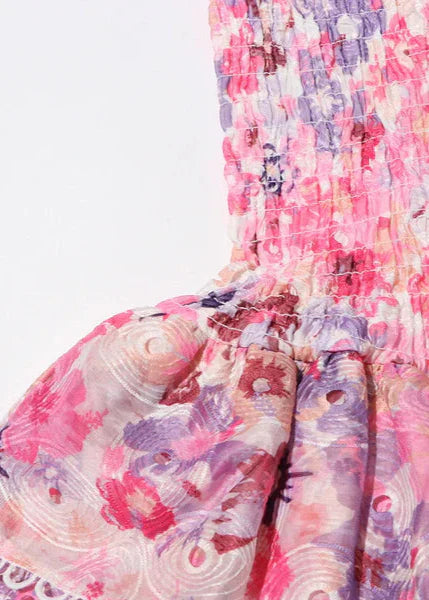 L&A | Cecilia Strapless Floral Dress