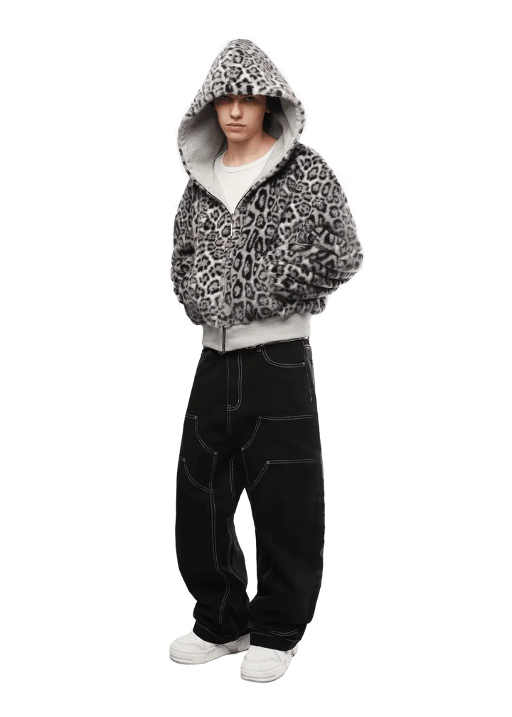 L&A - Wild Elegance & Midnight Panther Faux Fur Hoodies