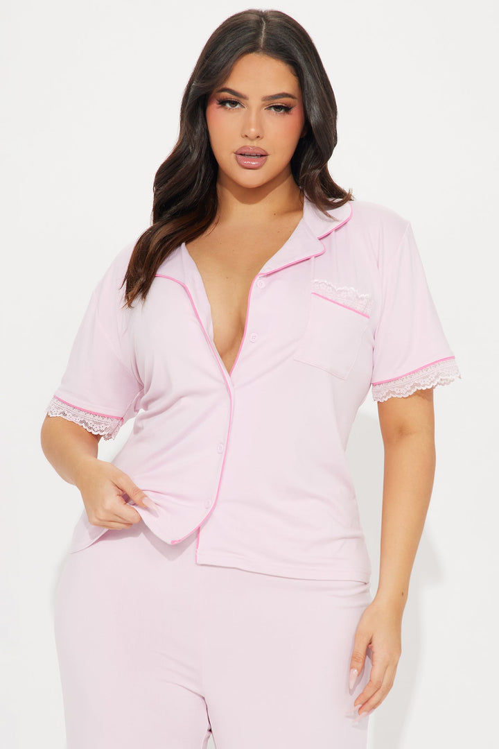 L&A | Rosé Dreams – 2 Piece PJ Pant Set