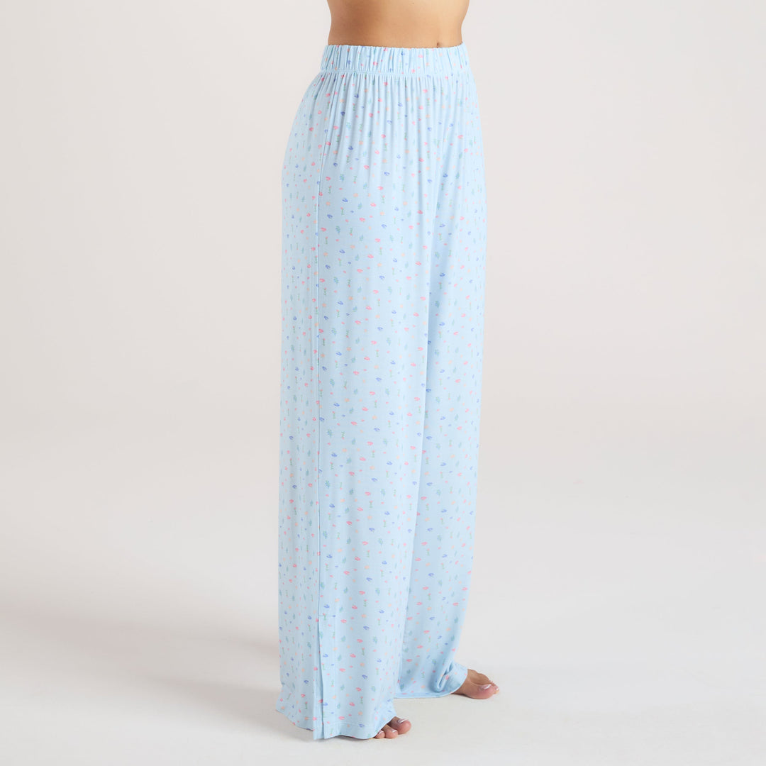 L&A | The Azure Bloom Modal Pyjama Trousers