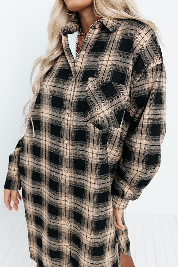 L&A | Beside The Fire Sherpa Lined Dress