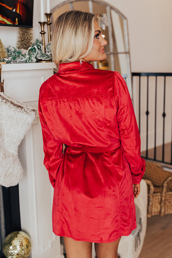 L&A | Coffee Shop Meetup Faux Suede Dress In Rose