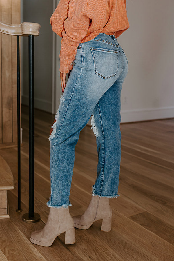 L&A – Maya High Waist Distressed Jeans
