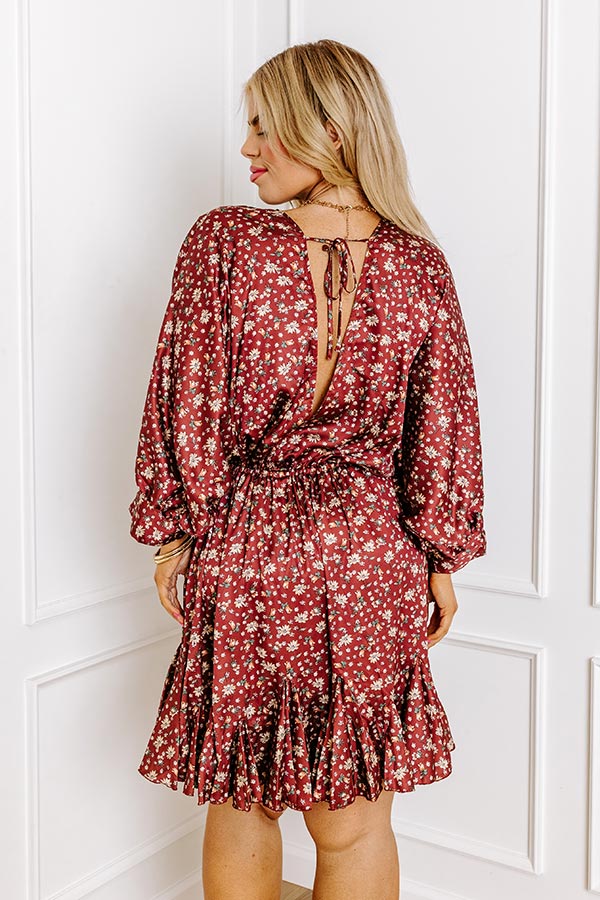 L&A | Simply Carried Away Floral Mini Dress Curves