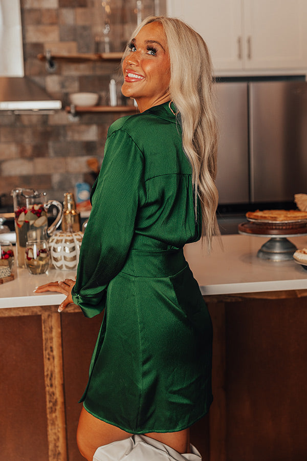 L&A | Forever First Class Wrap Mini Dress