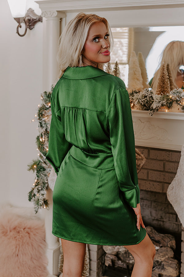 L&A | Forever First Class Wrap Mini Dress