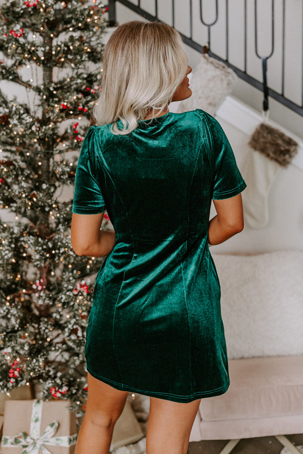L&A | Boarding First Class Velvet Mini Dress