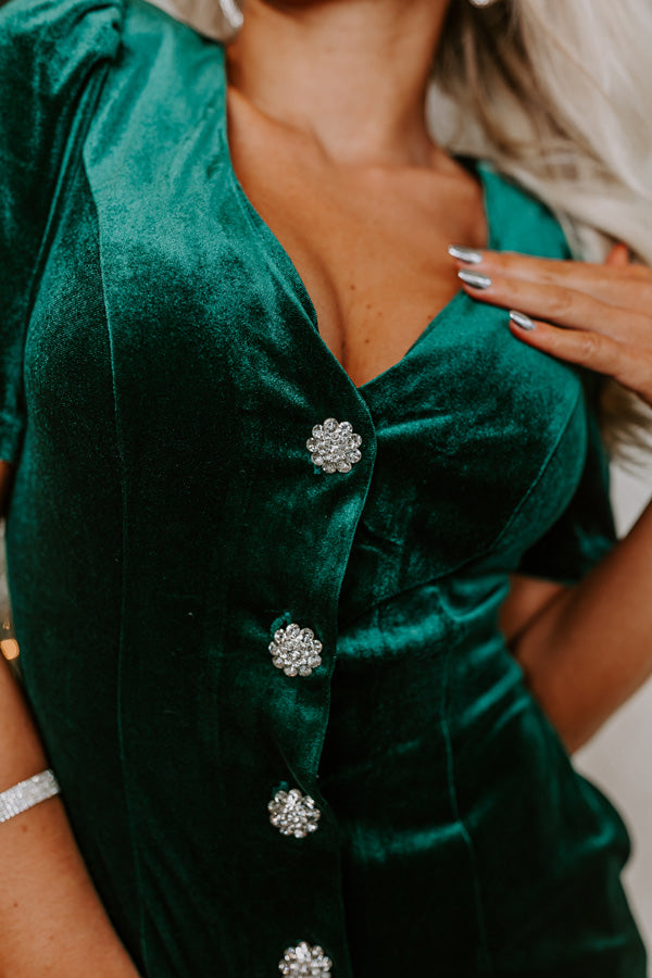 L&A | Boarding First Class Velvet Mini Dress