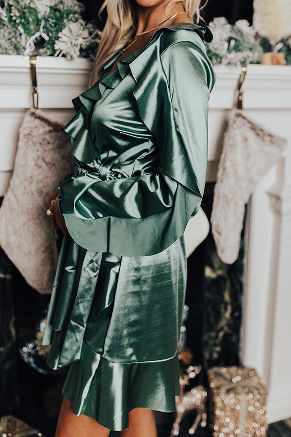 L&A | Simple & Elegant Satin Mini Dress