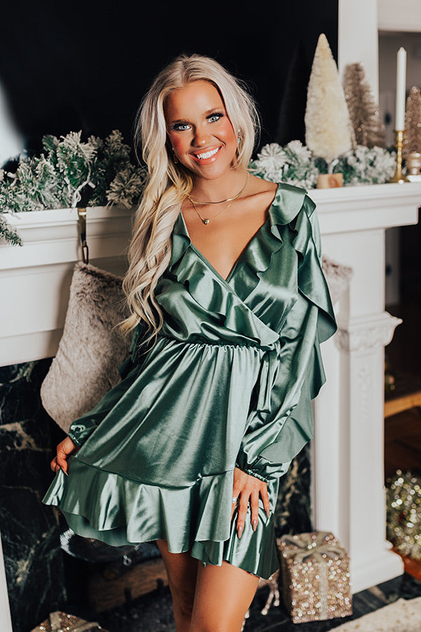 L&A | Simple & Elegant Satin Mini Dress