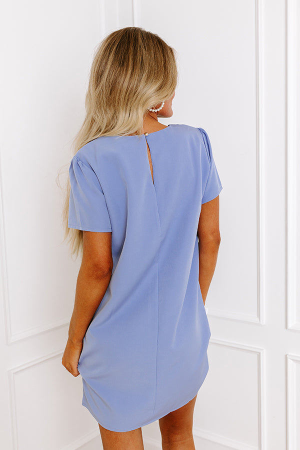 L&A | Sweetly Simple Mini Dress in Periwinkle