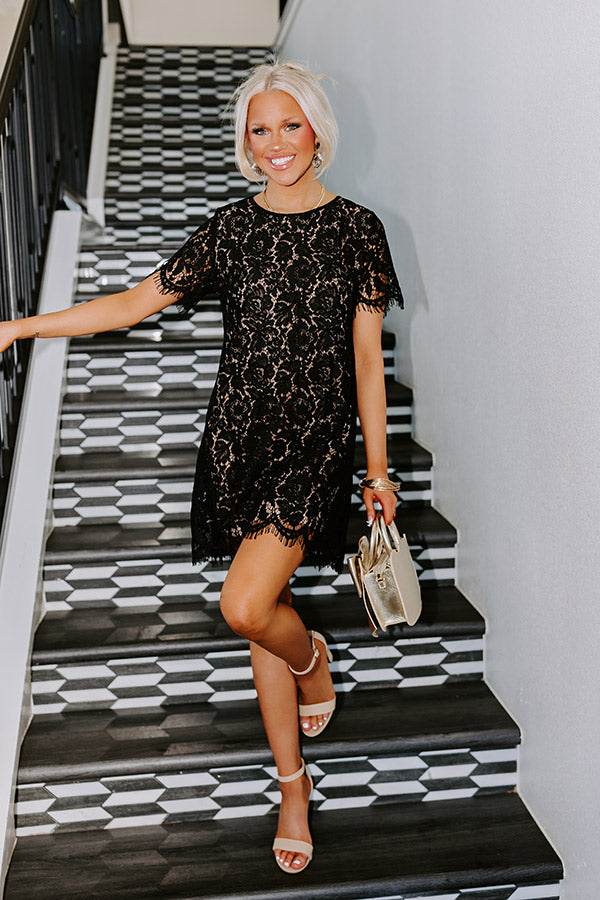 L&A | Dearest Memory Lace Dress in Black