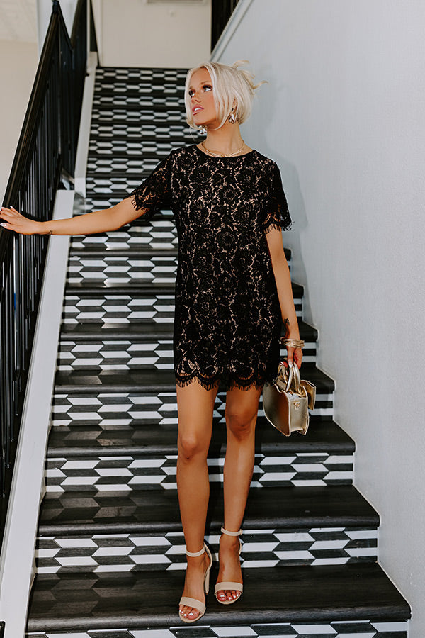 L&A | Dearest Memory Lace Dress in Black