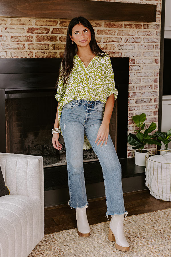 L&A – Judith High Waist Straight Leg Jeans