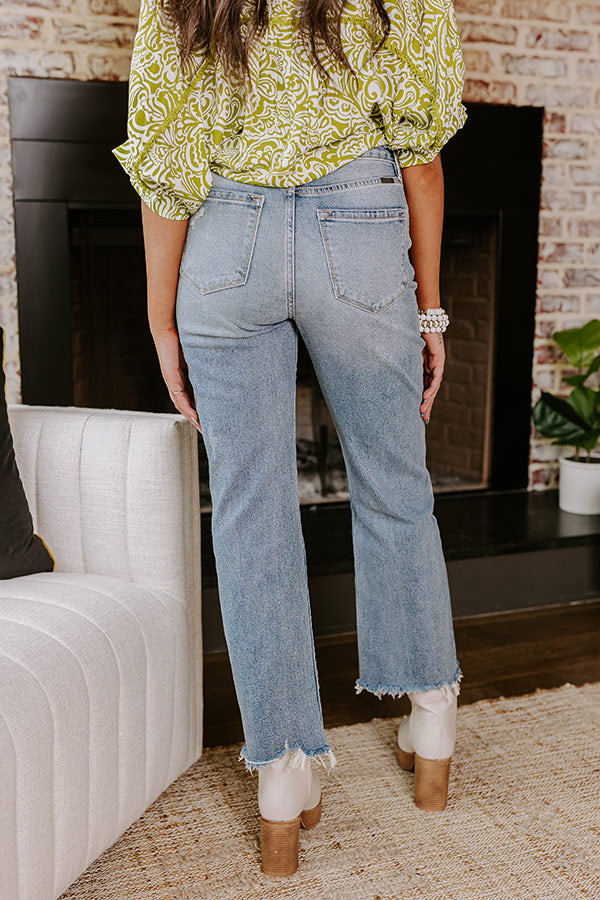 L&A – Judith High Waist Straight Leg Jeans