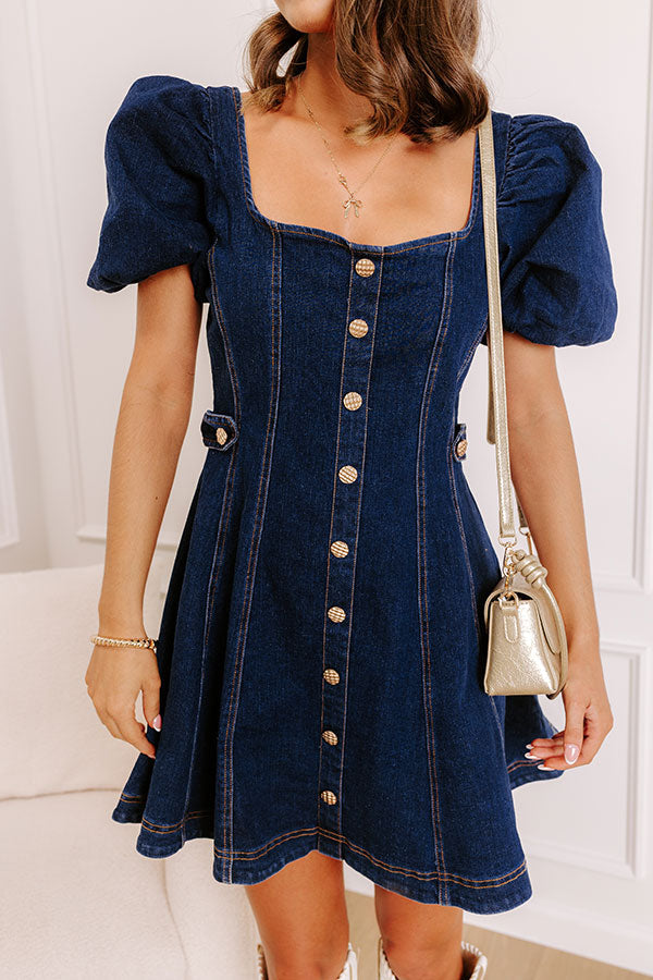 L&A | Darling Gaze Denim Mini Dress