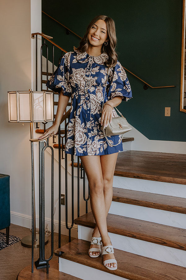 L&A | Rosewood Reverie Button Down Mini Dress