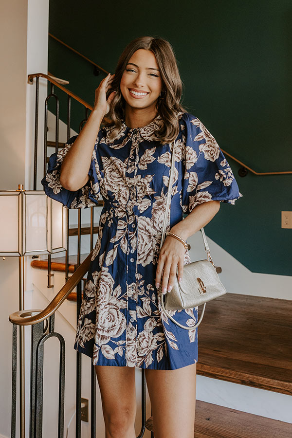 L&A | Rosewood Reverie Button Down Mini Dress