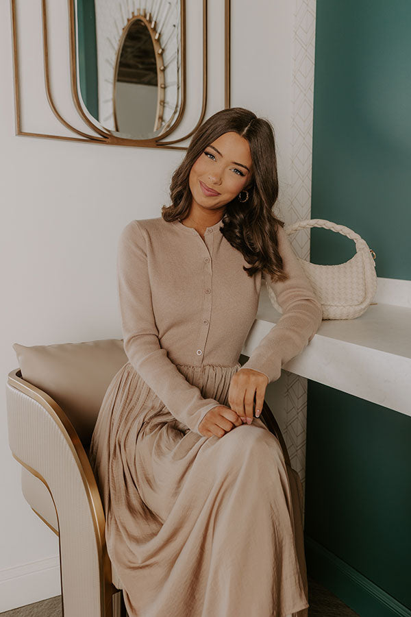 L&A | Cafe Charm Knit Midi Dress