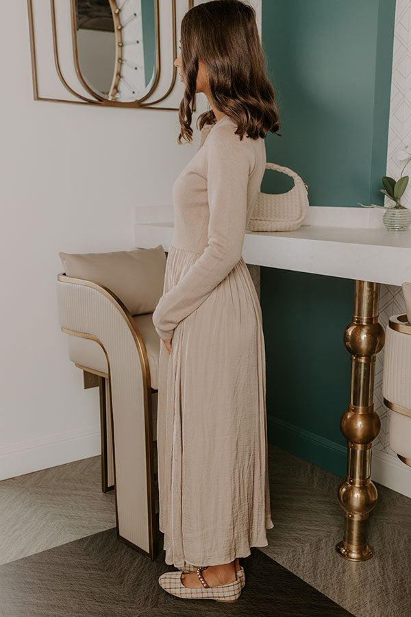 L&A | Cafe Charm Knit Midi Dress