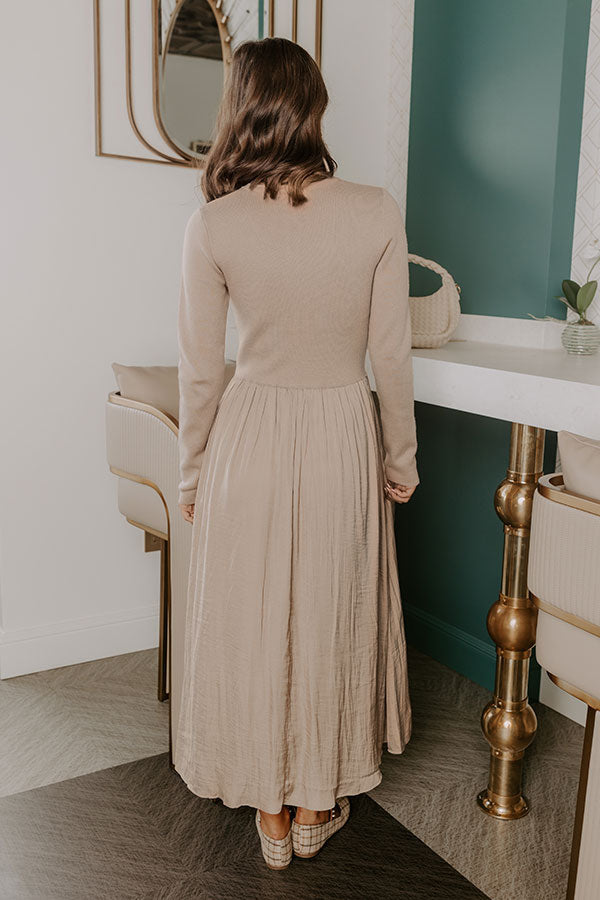 L&A | Cafe Charm Knit Midi Dress