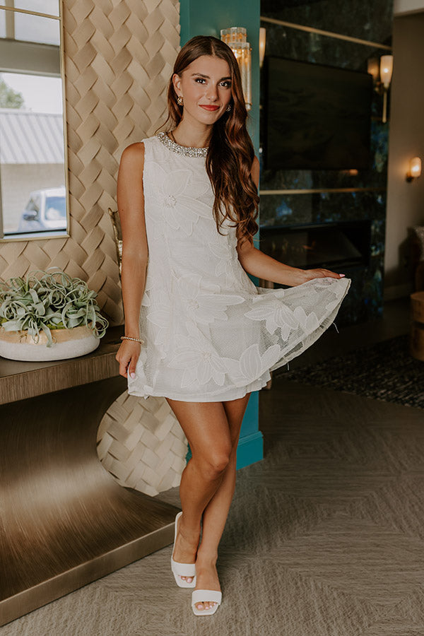 L&A | Sparks Fly Rhinestone Embellished Mini Dress