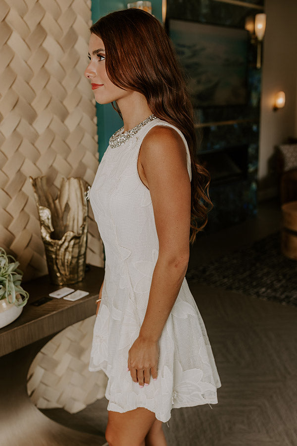 L&A | Sparks Fly Rhinestone Embellished Mini Dress