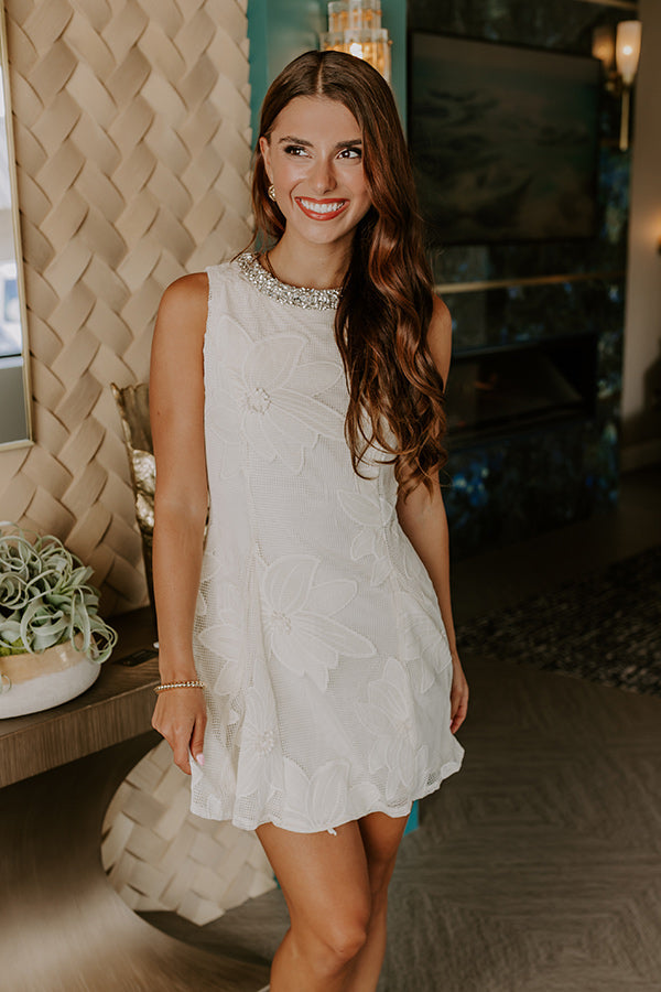 L&A | Sparks Fly Rhinestone Embellished Mini Dress