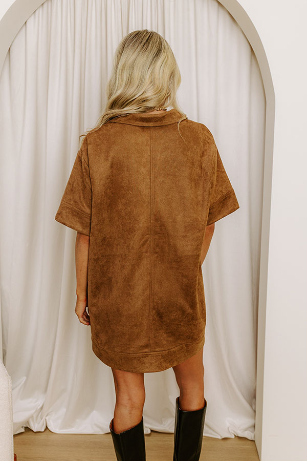 L&A | Nashville Views Faux Suede Mini Dress