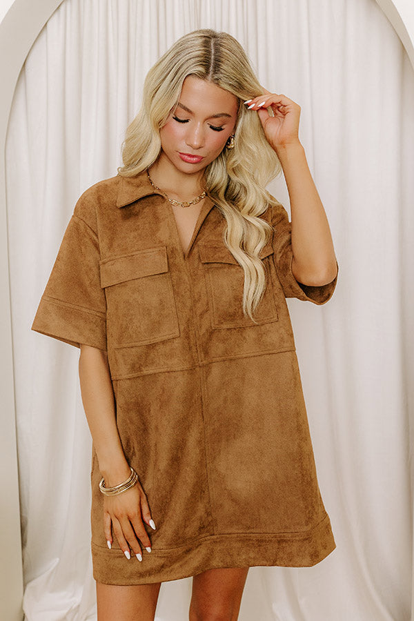L&A | Nashville Views Faux Suede Mini Dress