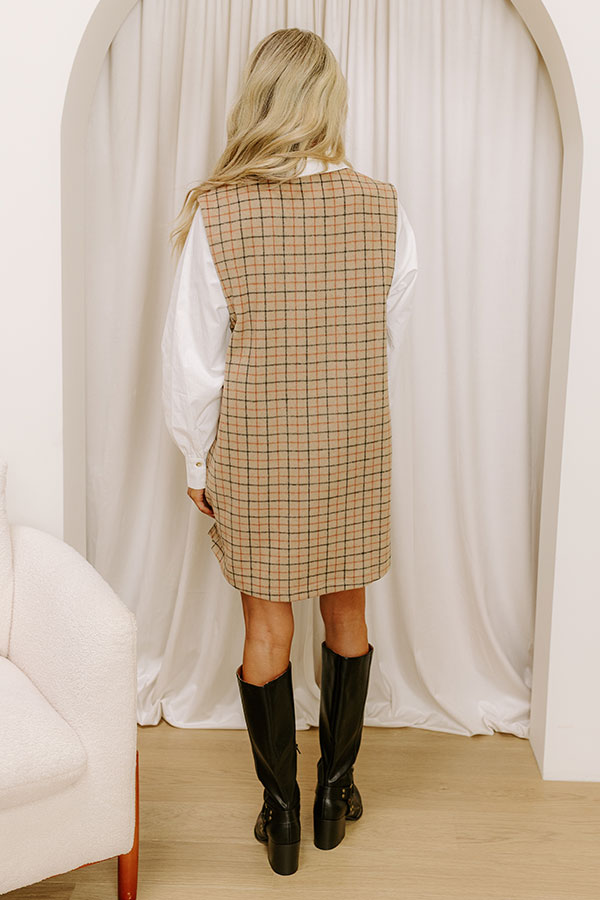 L&A | Pep In Your Step Wool-Blend Mini Dress