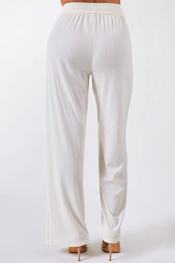 L&A | Celeste Luxe Straight-Leg Pants