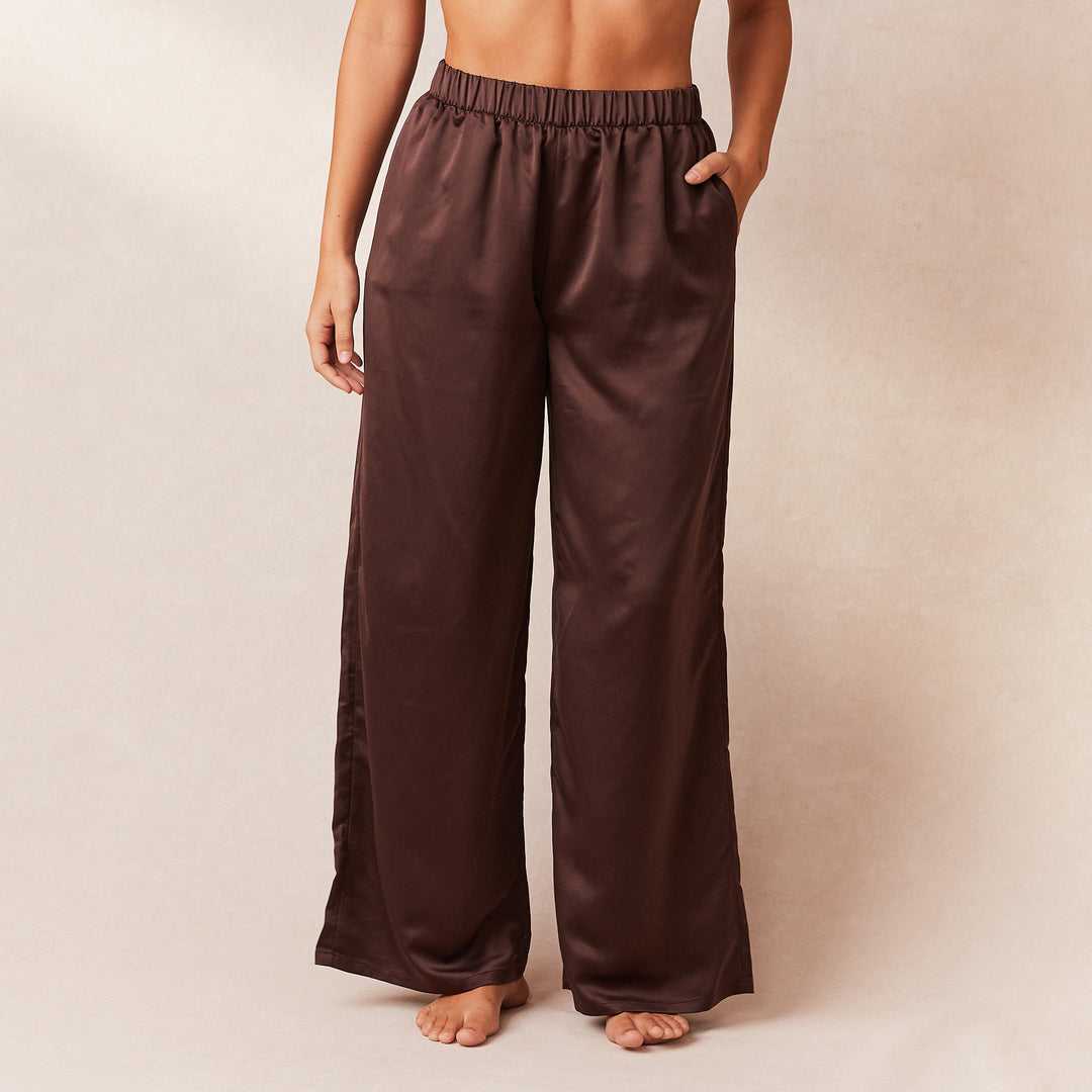 L&A | The Velvet Dawn Satin Pyjama Set