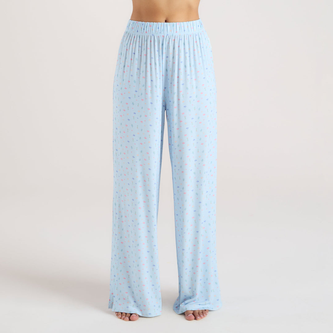 L&A | The Azure Bloom Modal Pyjama Trousers