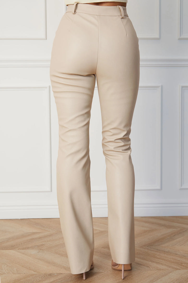 L&A | Aurora Luxe Slim Leather Pants